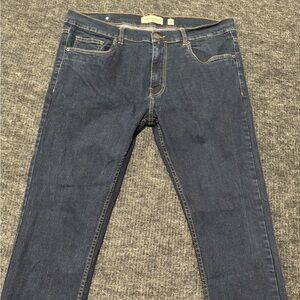 Stylish Dark Blue Slim Fit Jeans